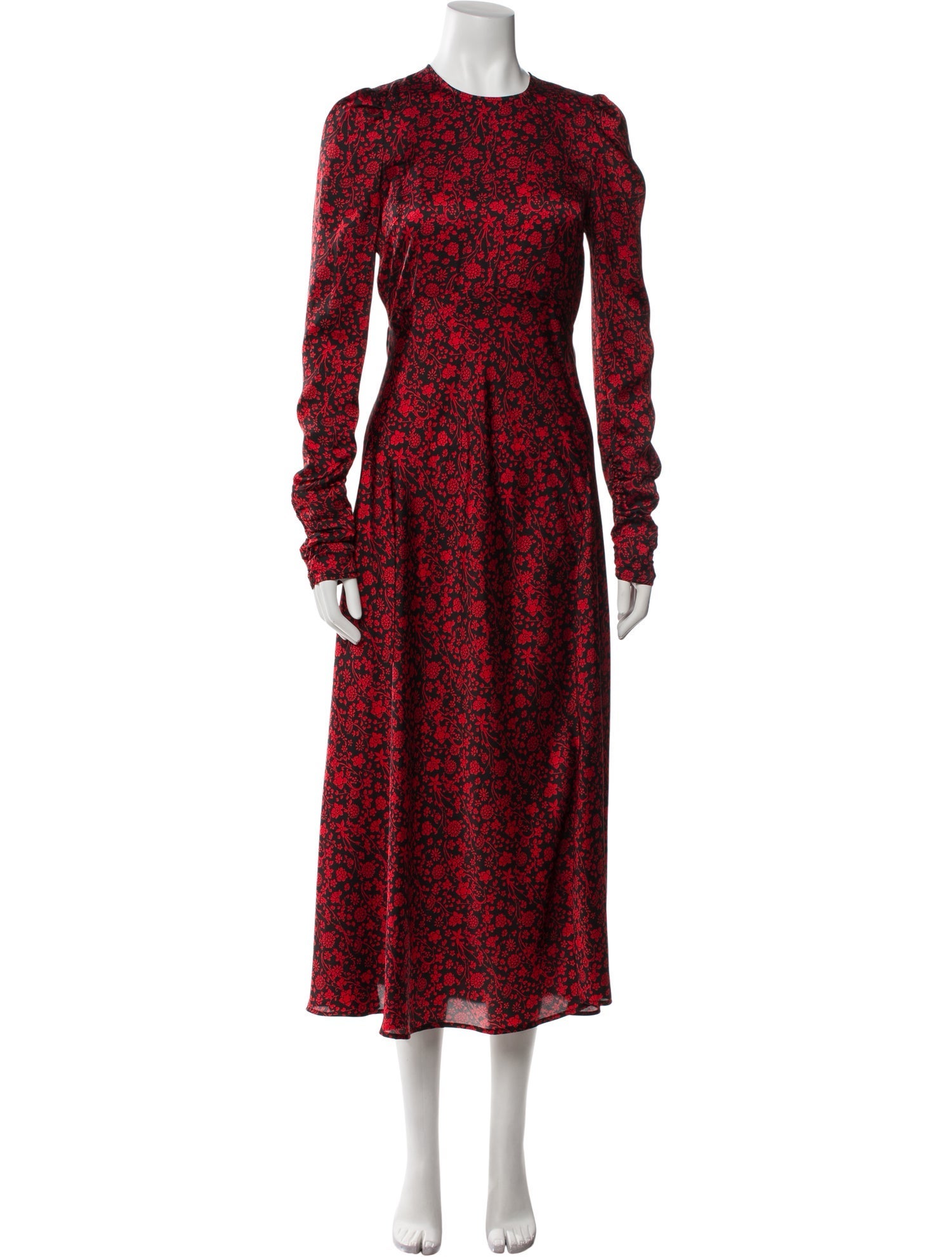 Maje Floral Print Long Dress