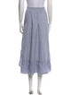 Maje Striped Midi Length Skirt