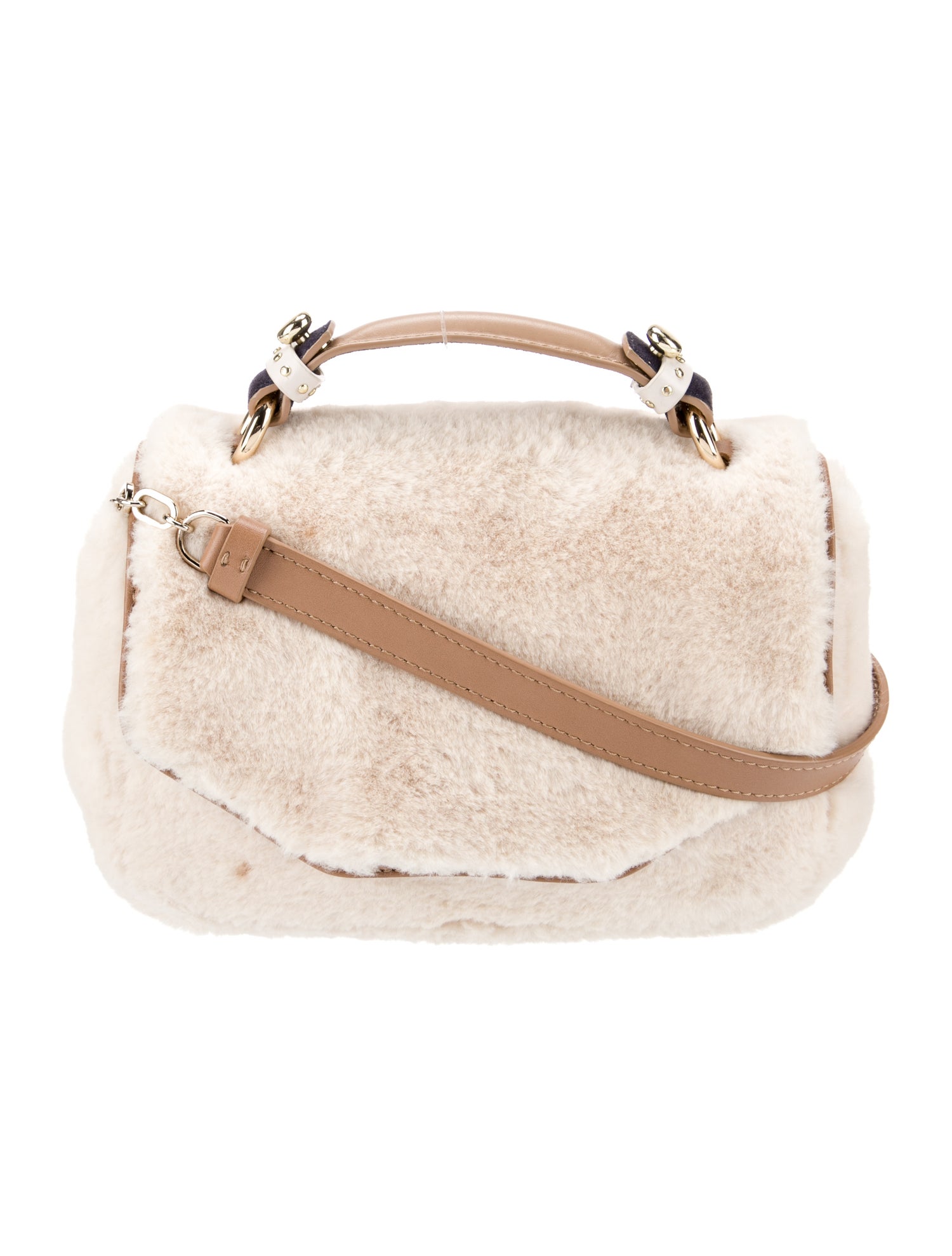 Maje Faux Fur Crossbody Bag