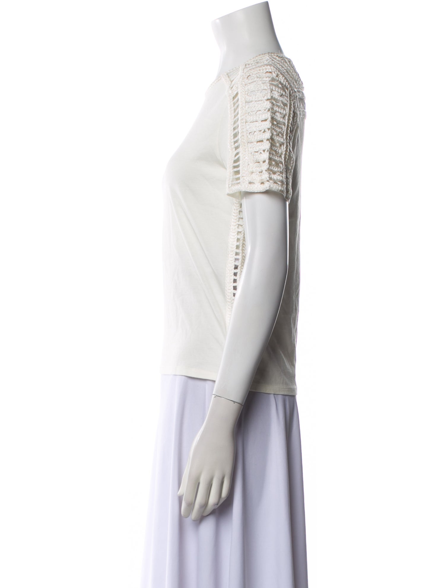 Maje Crew Neck Short Sleeve T-Shirt