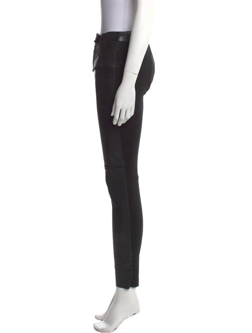 Maje Leather Skinny Leg Pants