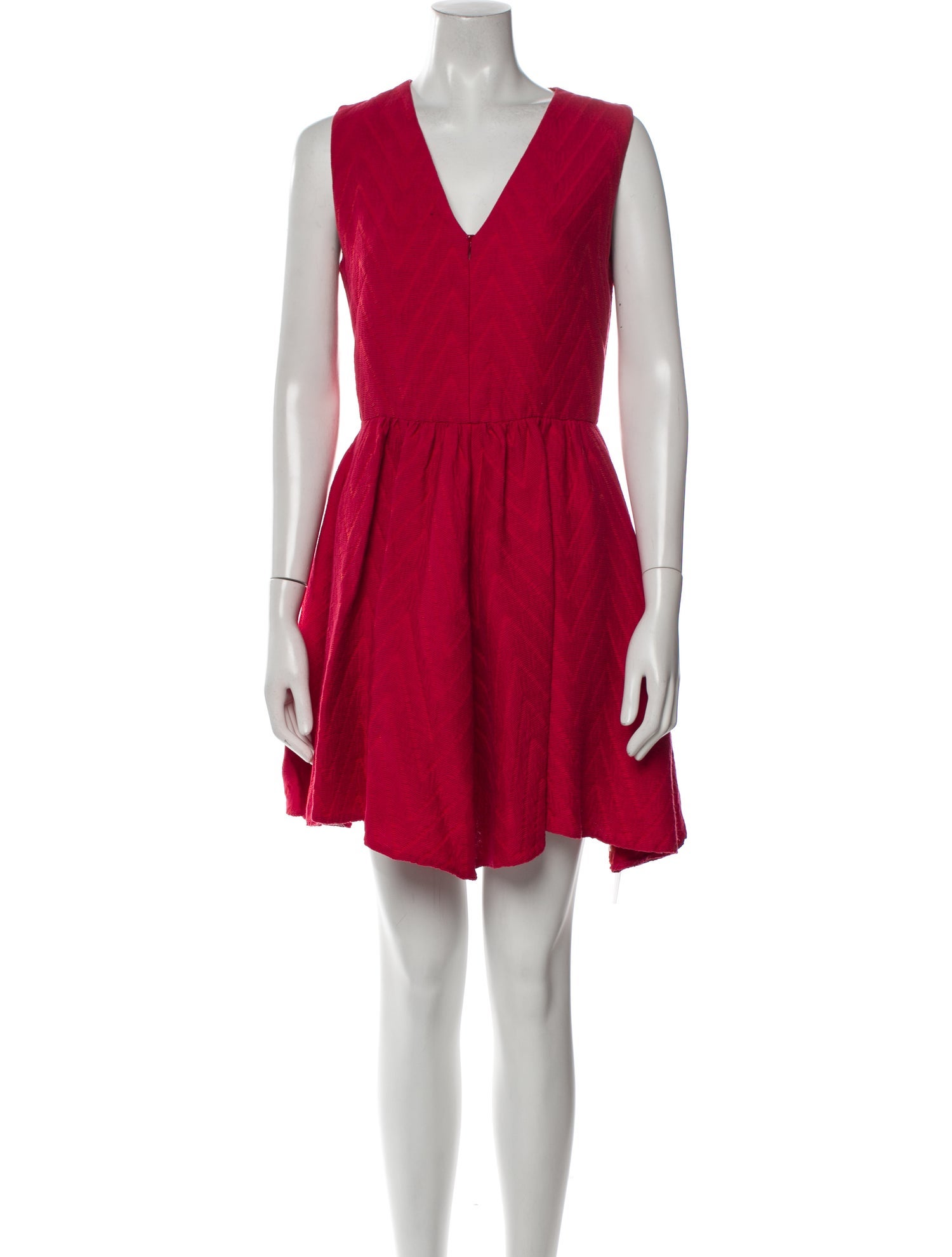 Maje V-Neck Mini Dress