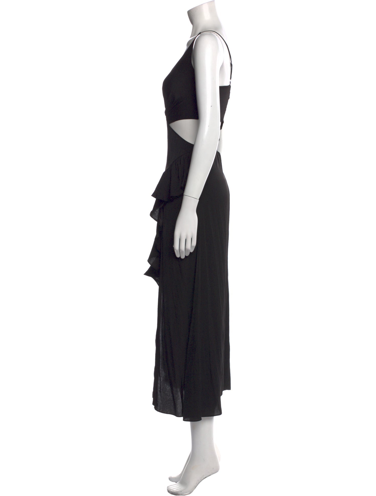 Maje V-Neck Long Dress