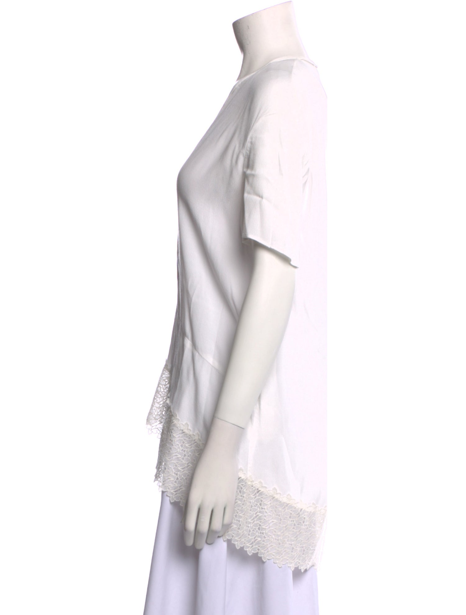 Maje V-Neck Short Sleeve Blouse