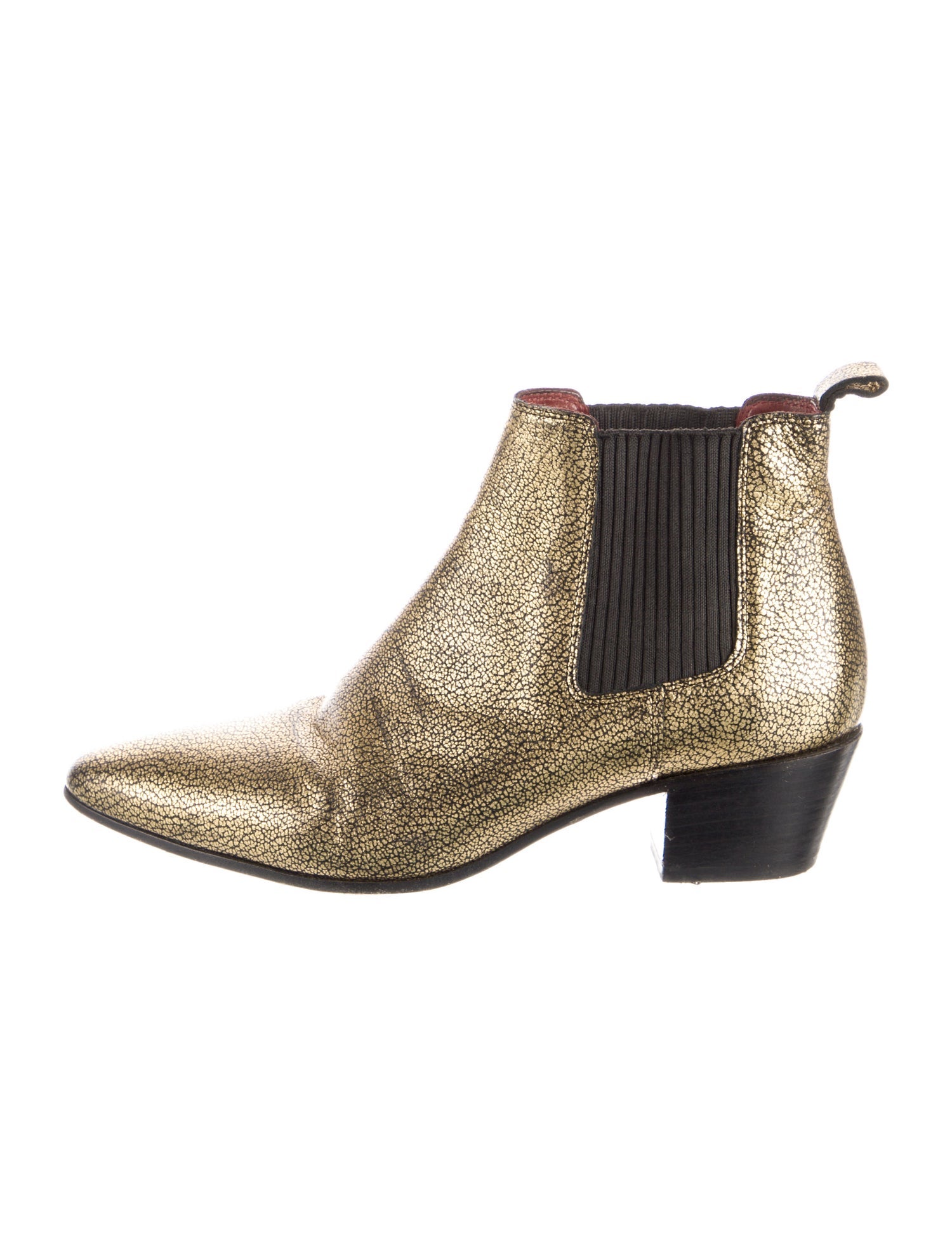 Maje Leather Chelsea Boots