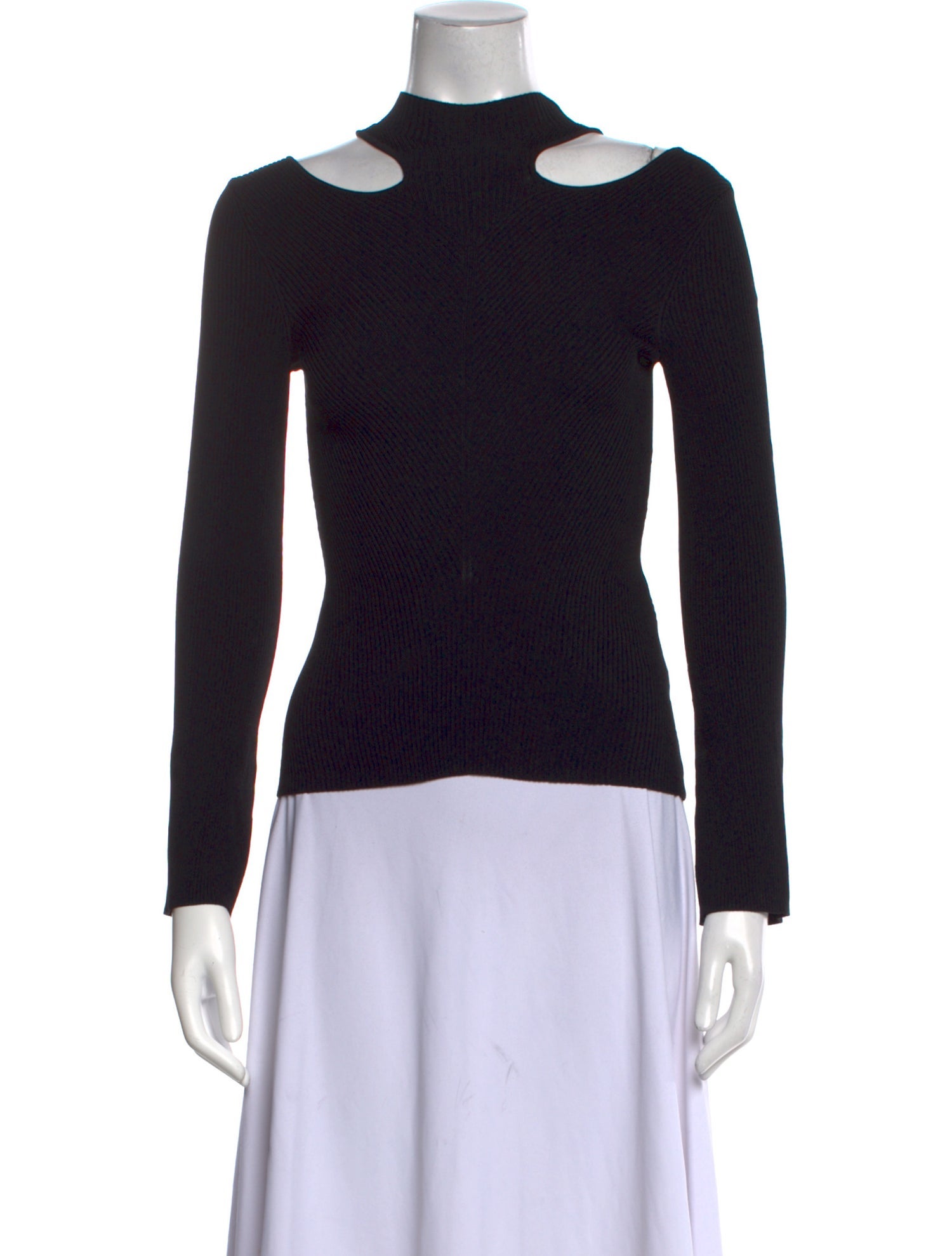 Maje Turtleneck Long Sleeve Top