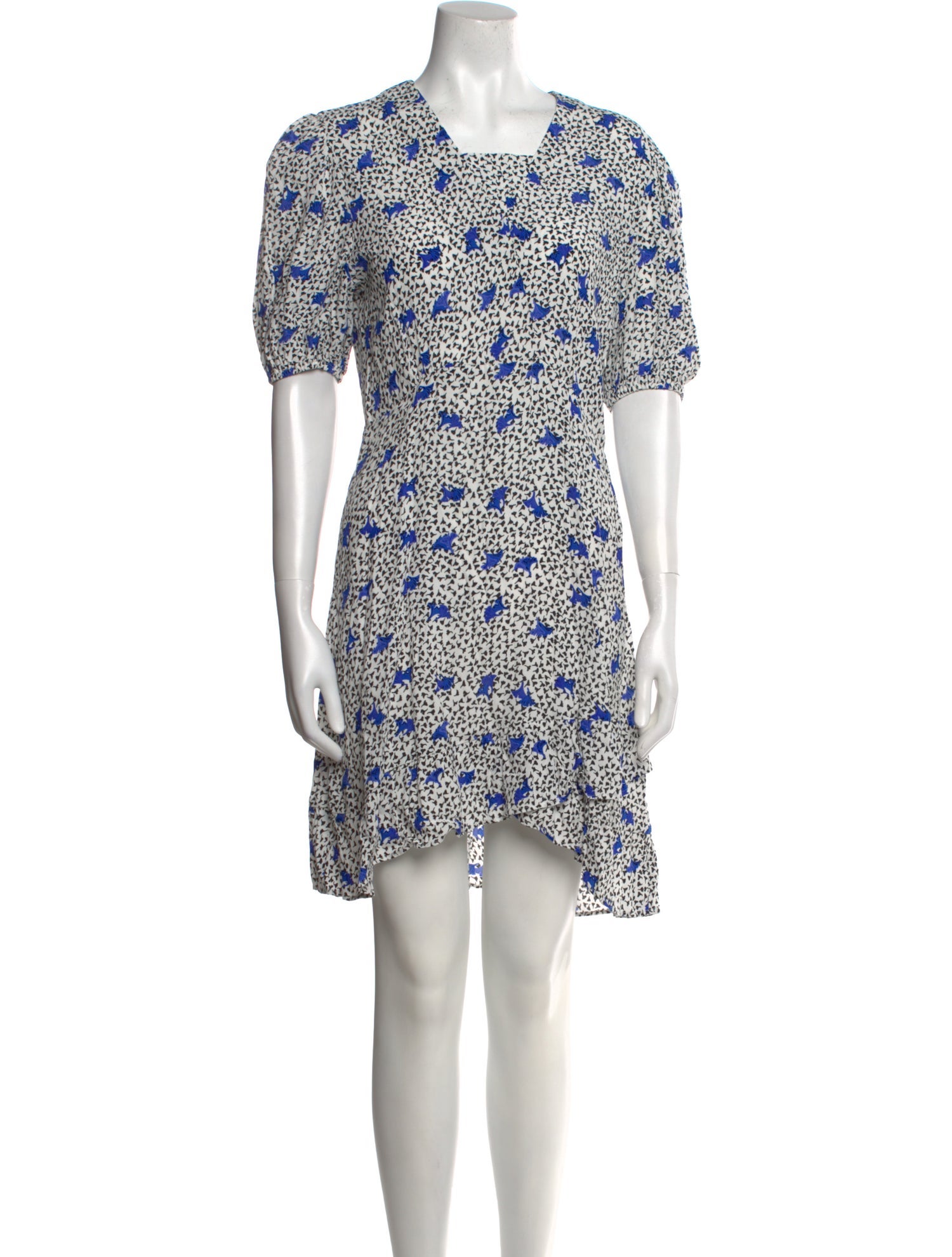 Maje Printed Knee-Length Dress