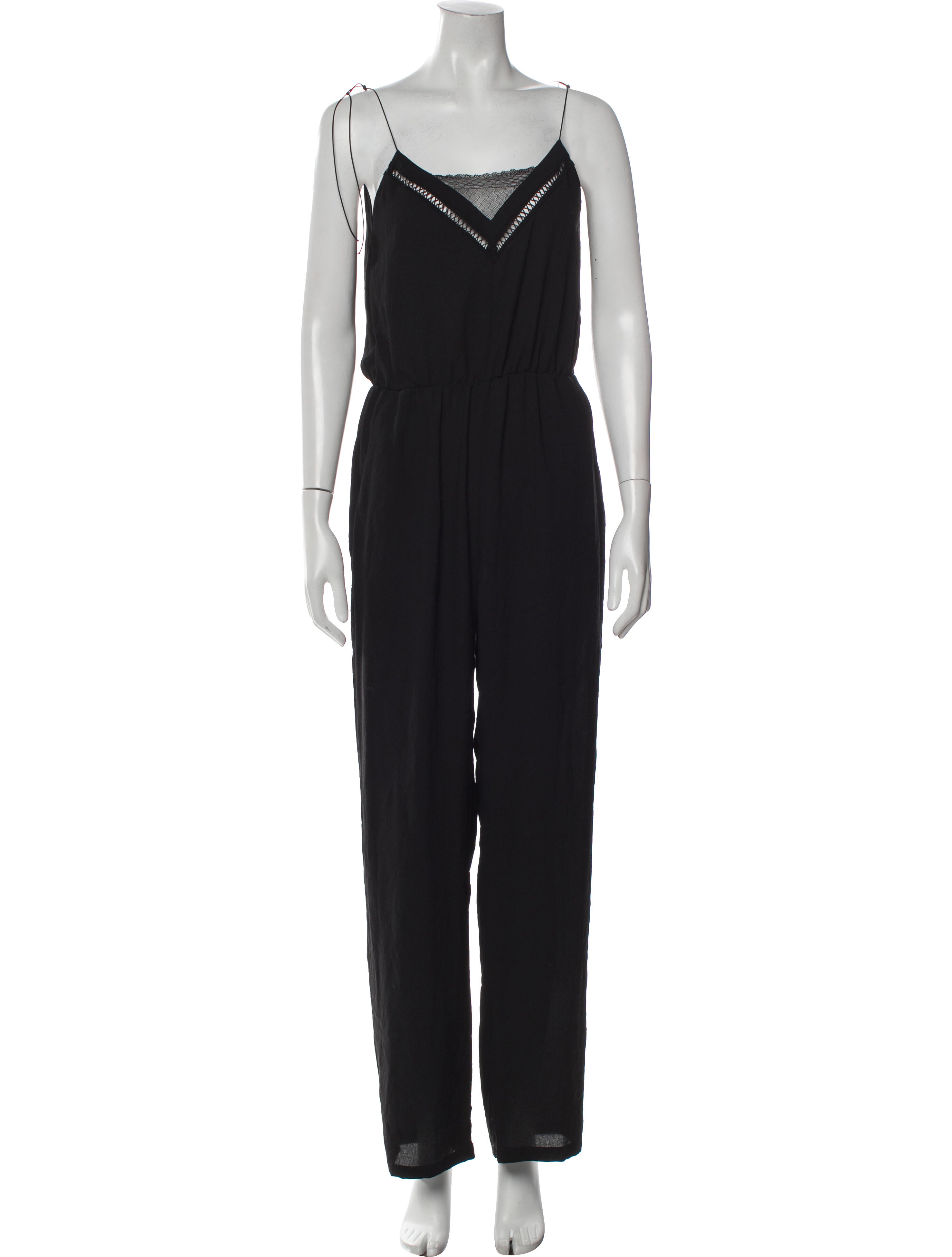Maje Square Neckline Jumpsuit