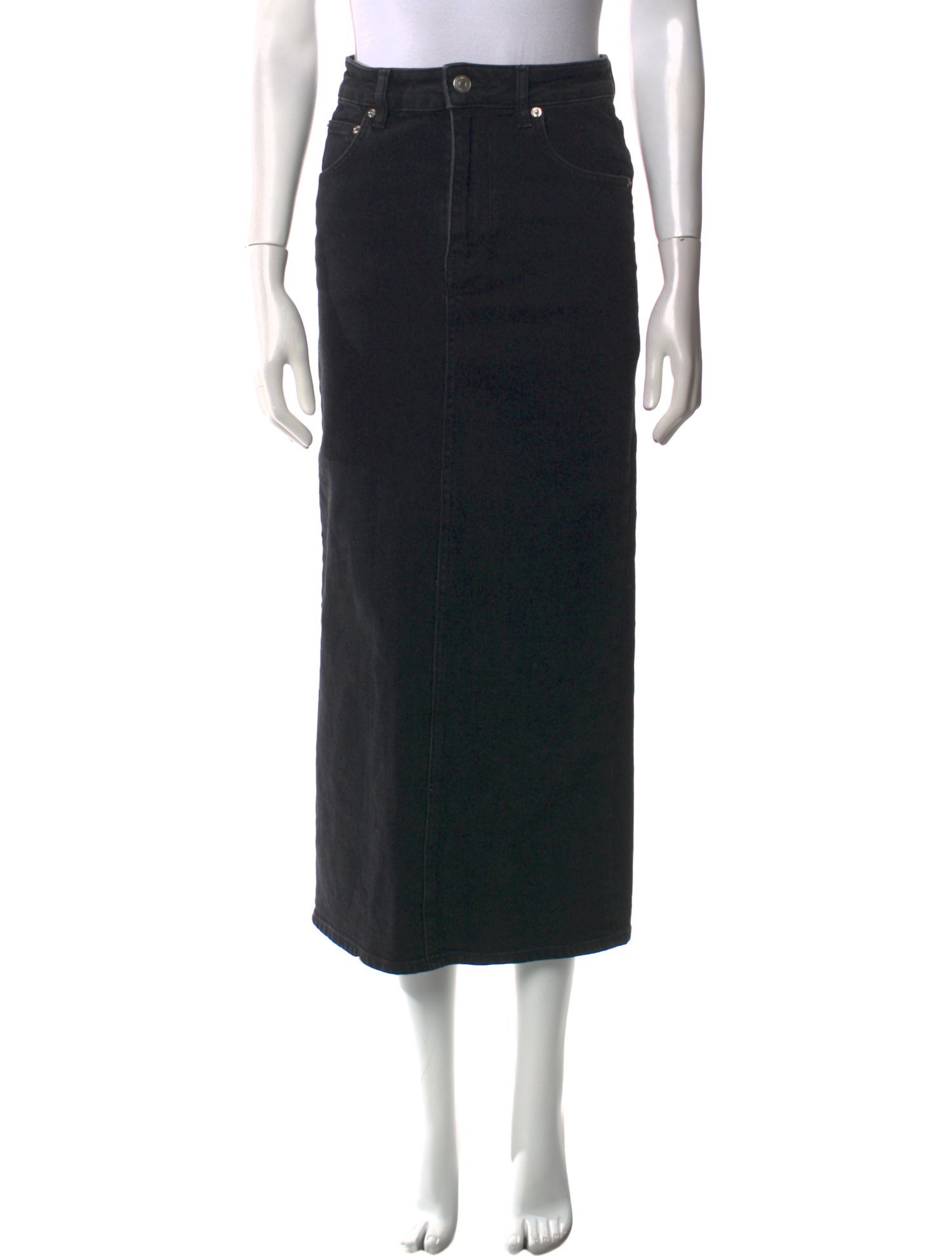 Maje Ruffle Embellishment Midi Length Skirt