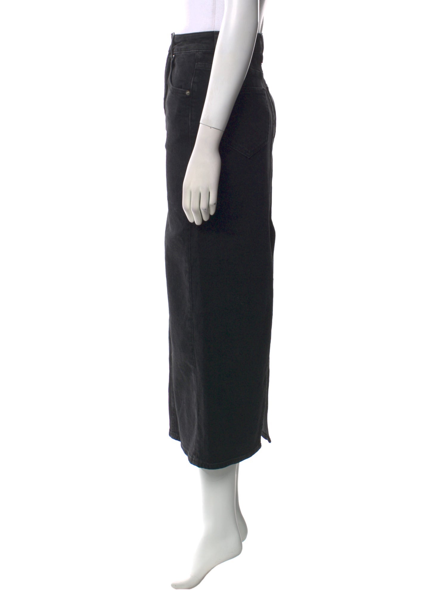 Maje Ruffle Embellishment Midi Length Skirt