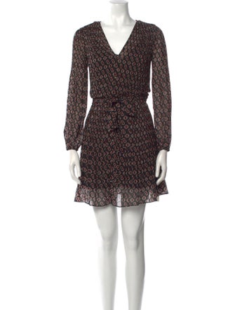 Maje Printed Mini Dress