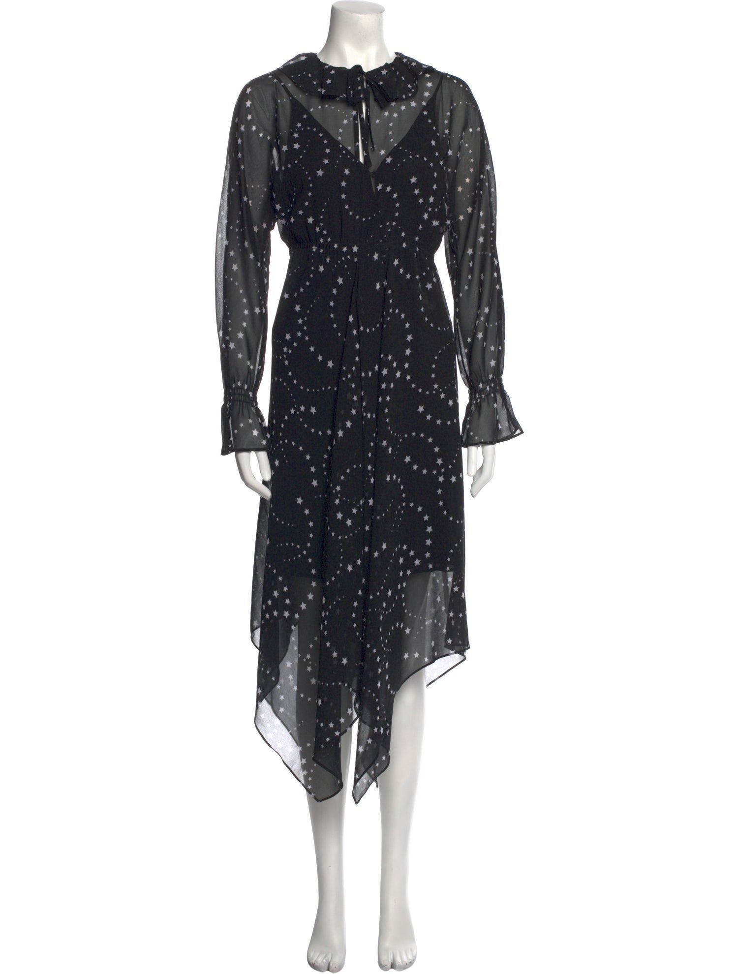 Maje Printed Long Dress