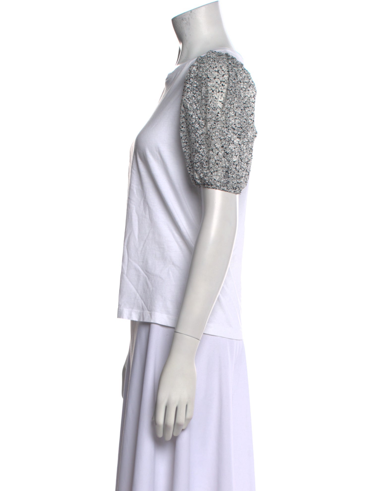 Maje Printed Crew Neck T-Shirt