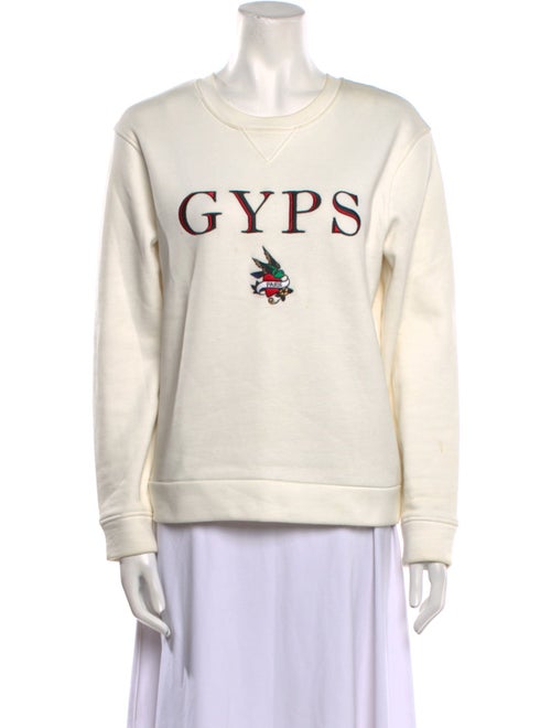 Maje Graphic Print Crew Neck Sweatshirt