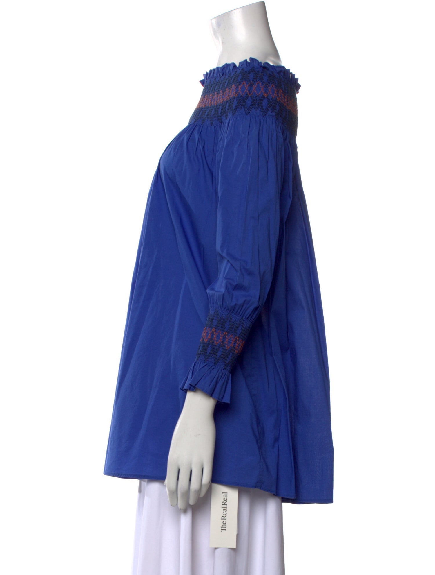 Maje Off-The-Shoulder Three-Quarter Sleeve Tunic