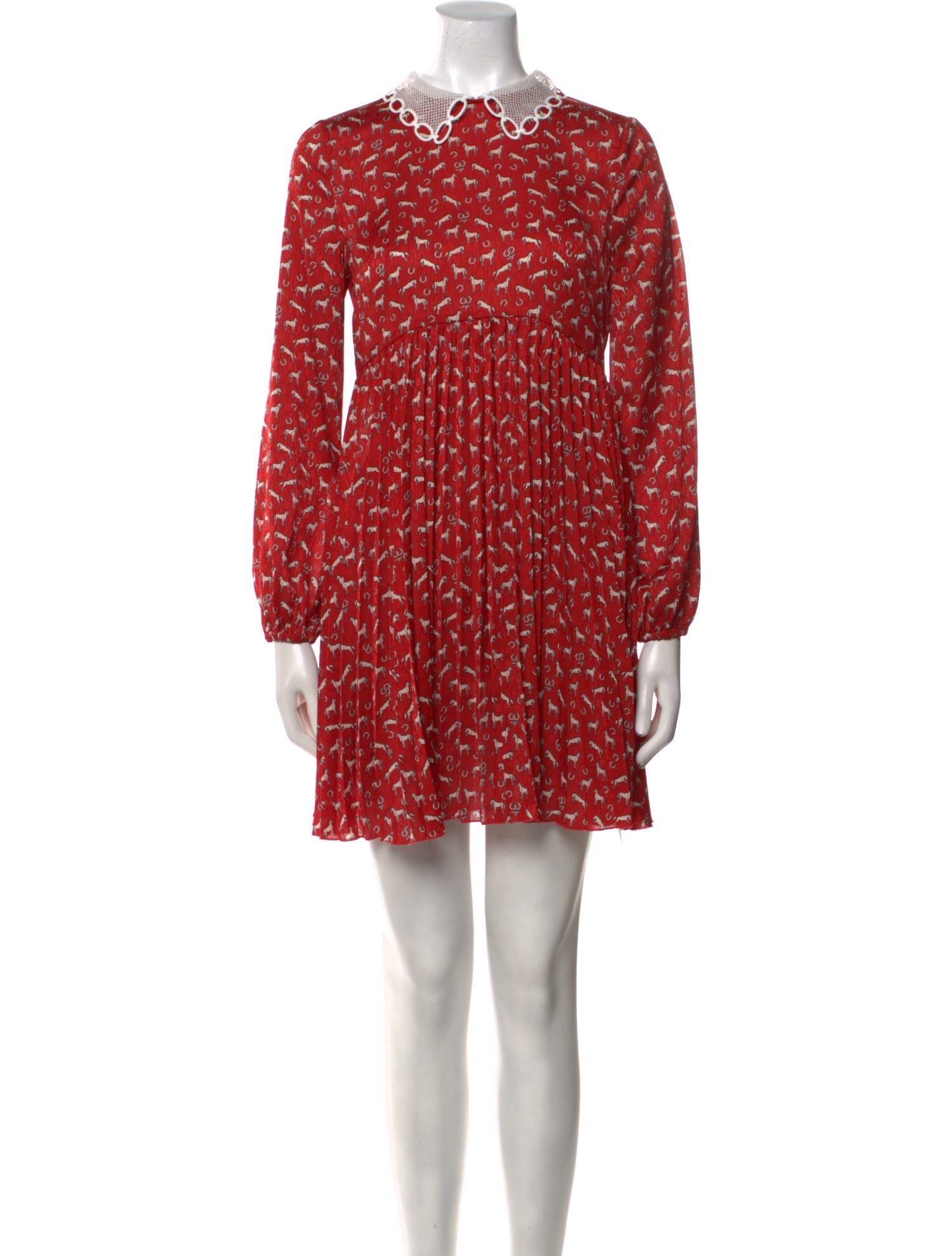 Maje Printed Mini Dress w/ Tags