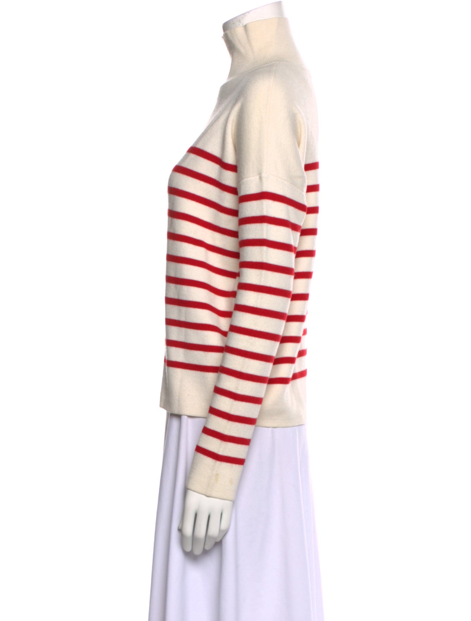 Maje Striped Turtleneck Sweater