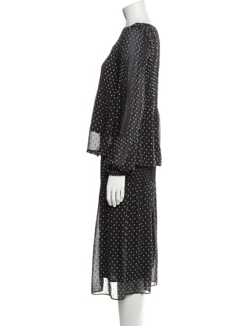 Maje Polka Dot Print Skirt Set