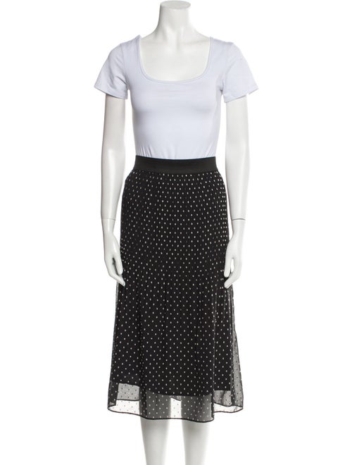 Maje Polka Dot Print Skirt Set