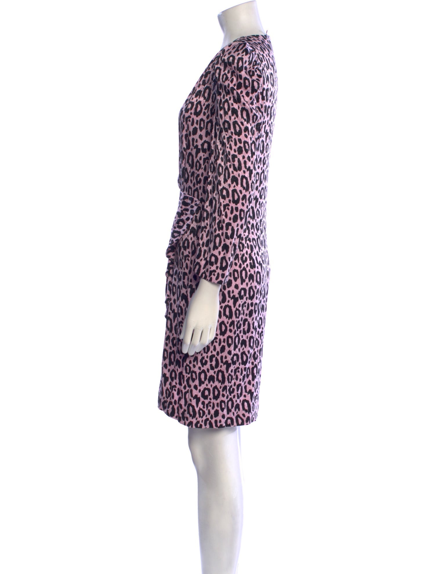 Maje Animal Print Mini Dress