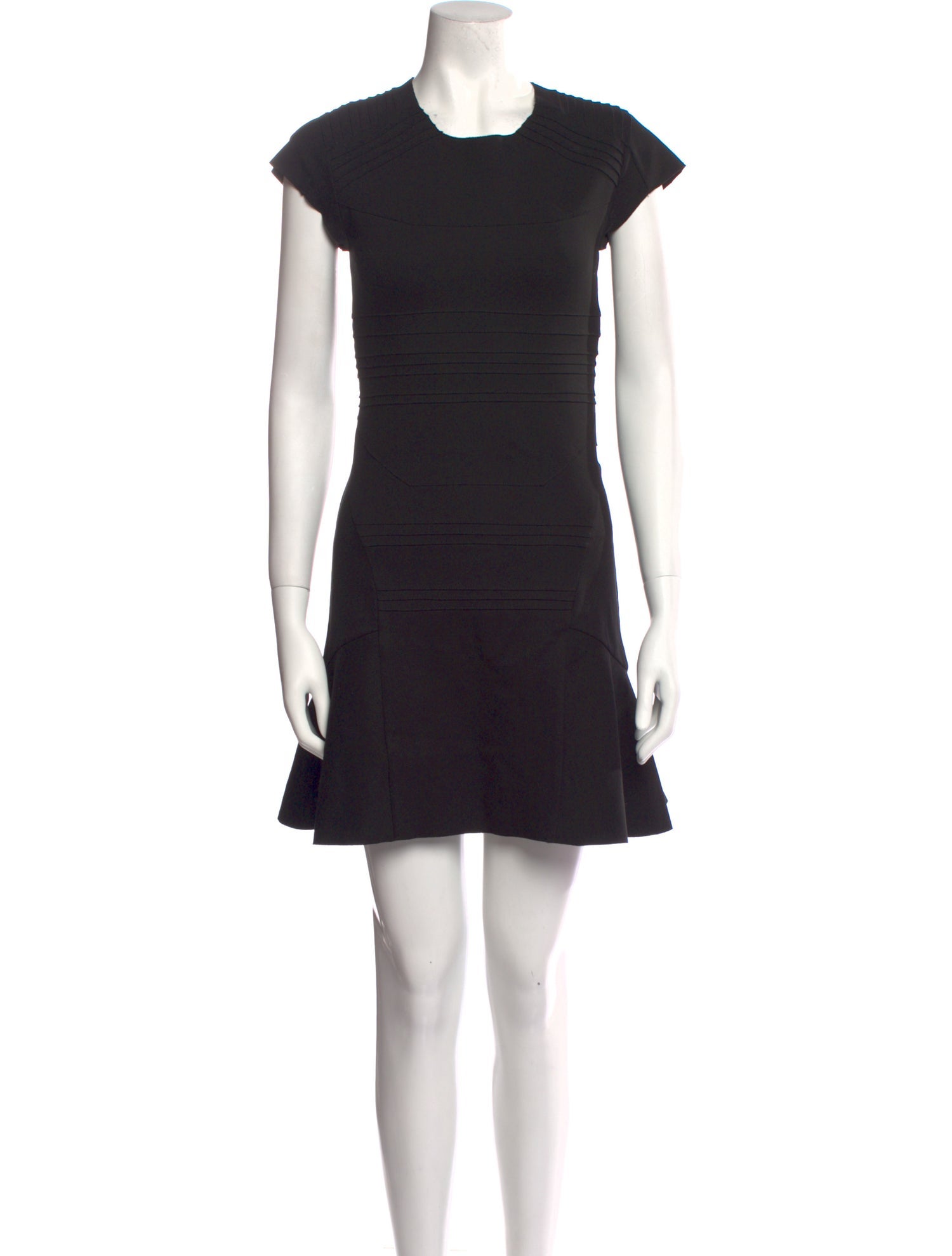 Maje Crew Neck Mini Dress