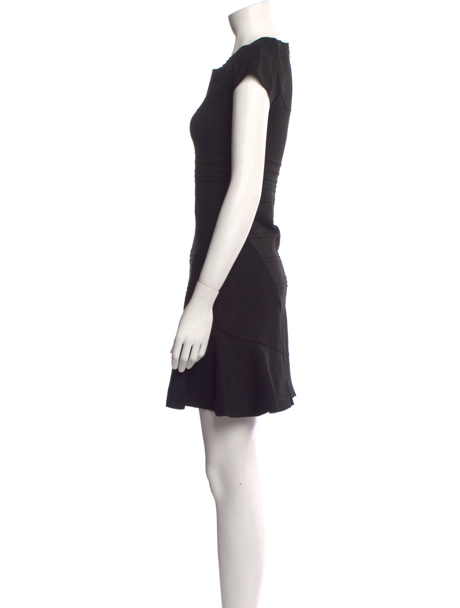 Maje Crew Neck Mini Dress