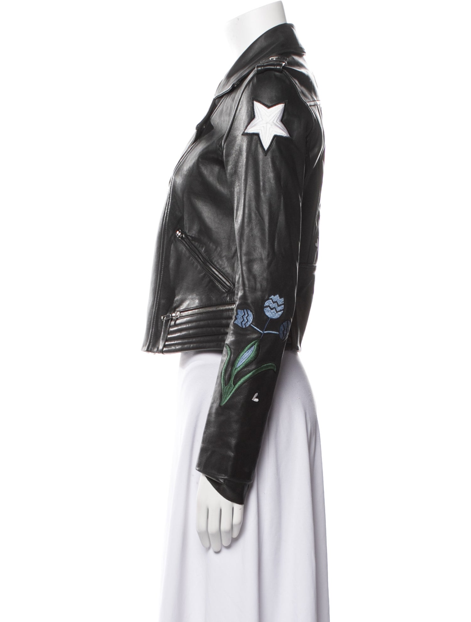 Maje Leather Biker Jacket
