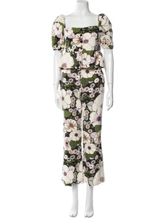 Maje Floral Print Pant Set