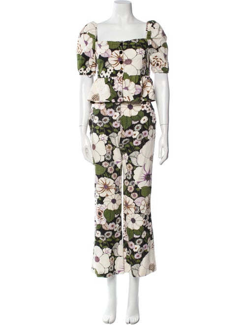 Maje Floral Print Pant Set