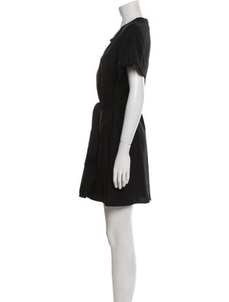 Maje Crew Neck Mini Dress