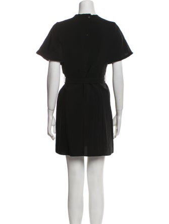 Maje Crew Neck Mini Dress