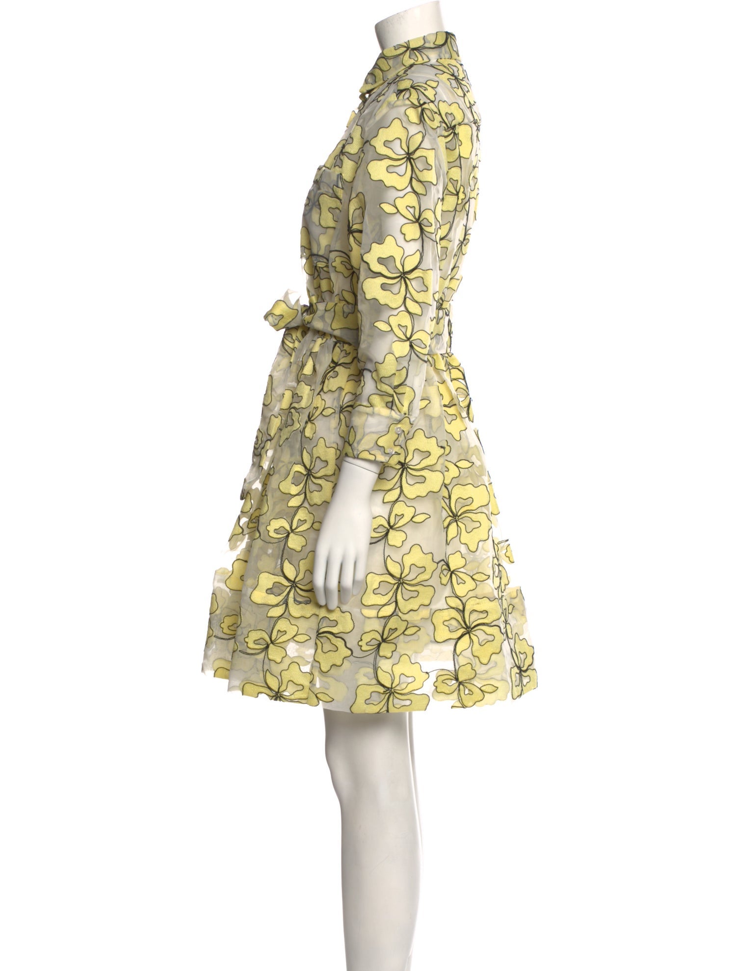 Maje Floral Print Mini Dress