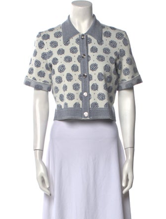 Maje Printed Sweater