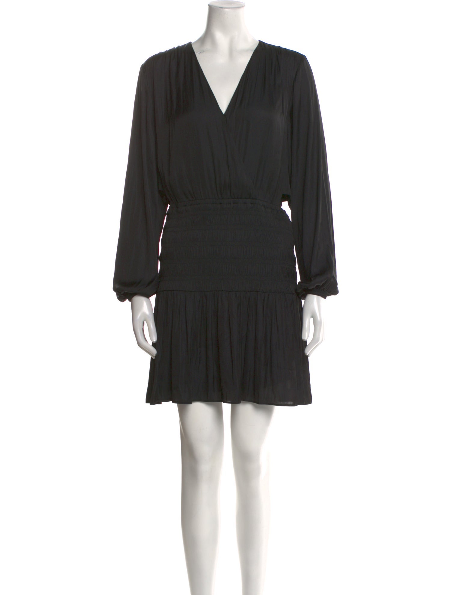 Maje V-Neck Mini Dress