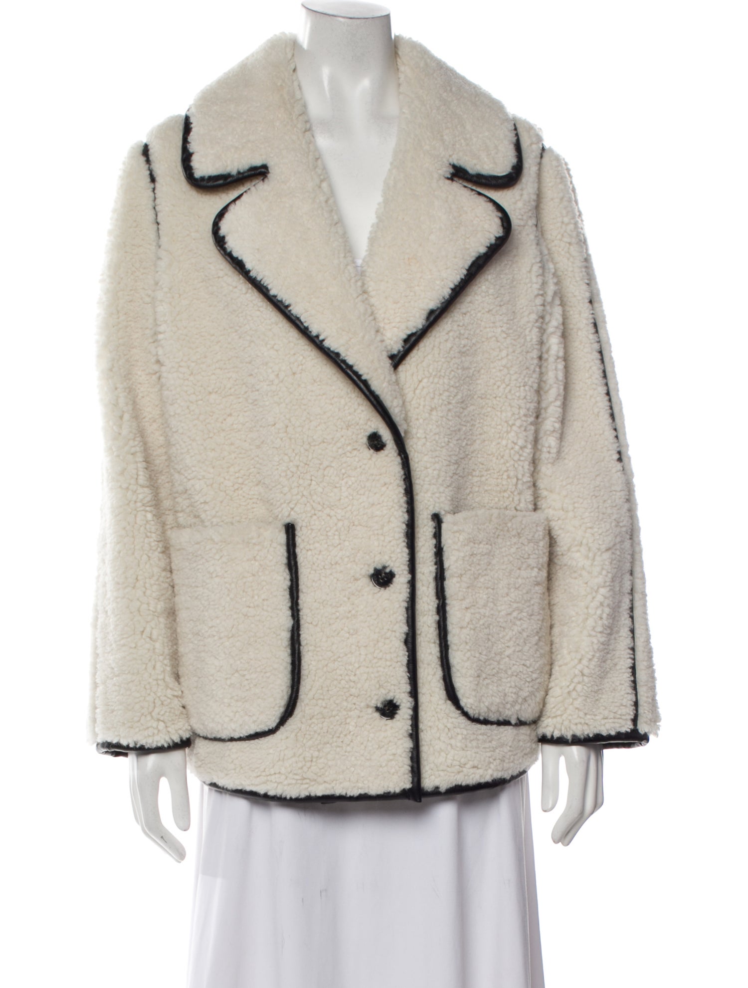 Maje Faux Shearling Coat