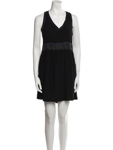 Maje Dresses V-Neck Mini Dress S