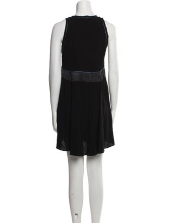 Maje V-Neck Mini Dress