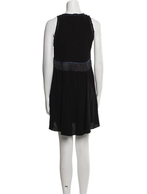 Maje V-Neck Mini Dress