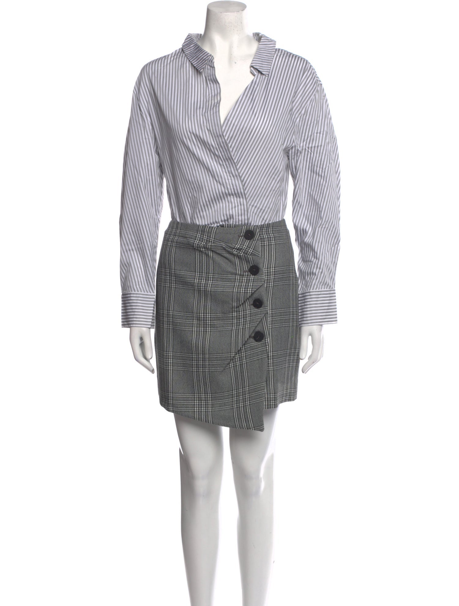 Maje Striped Mini Dress