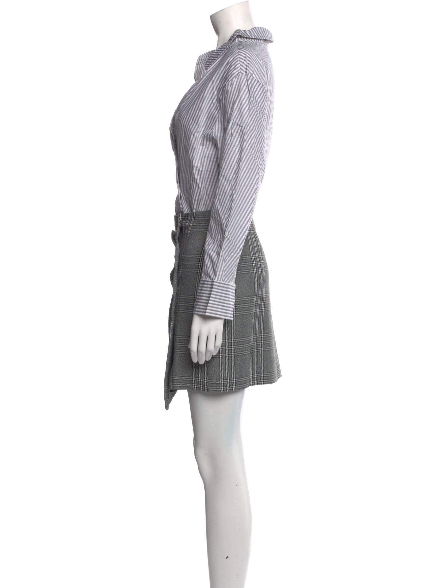 Maje Striped Mini Dress