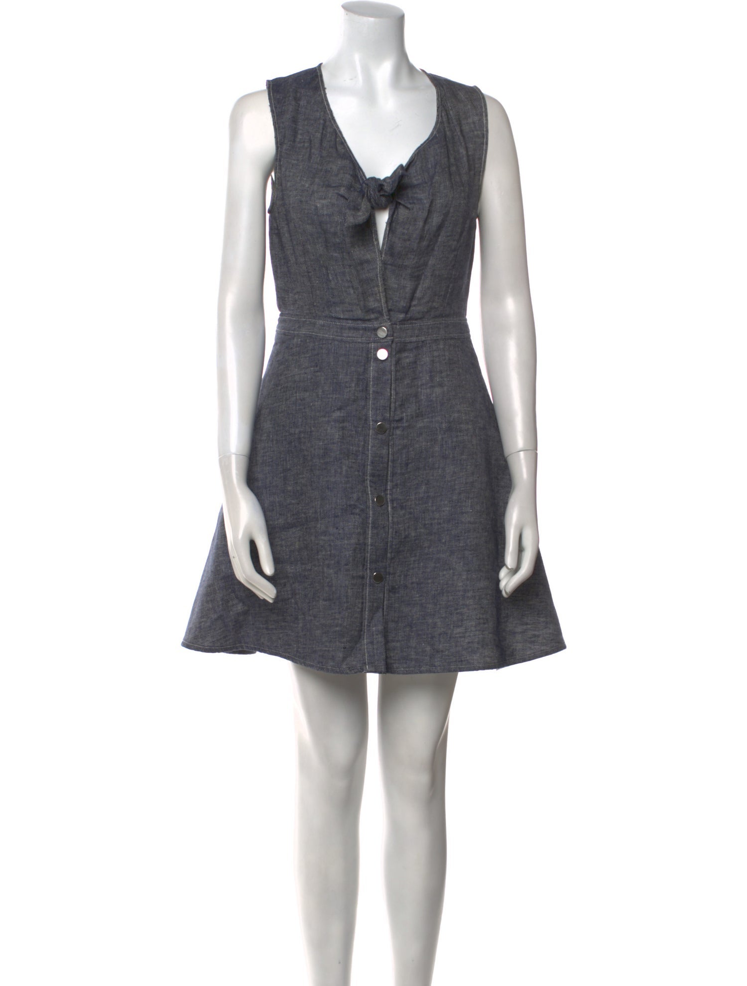 Maje Linen Mini Dress