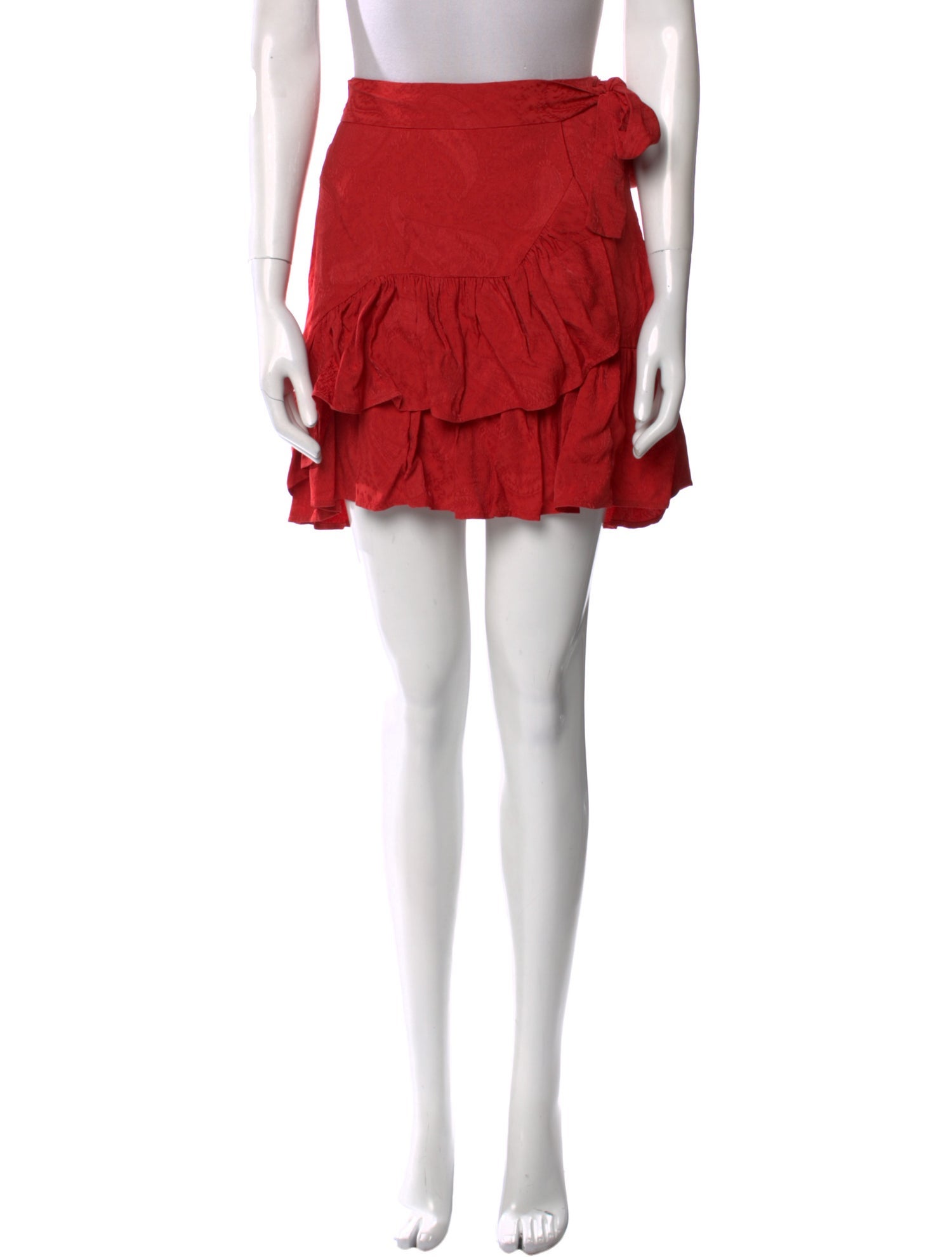 Maje Ruffle Embellishment Mini Skirt w/ Tags