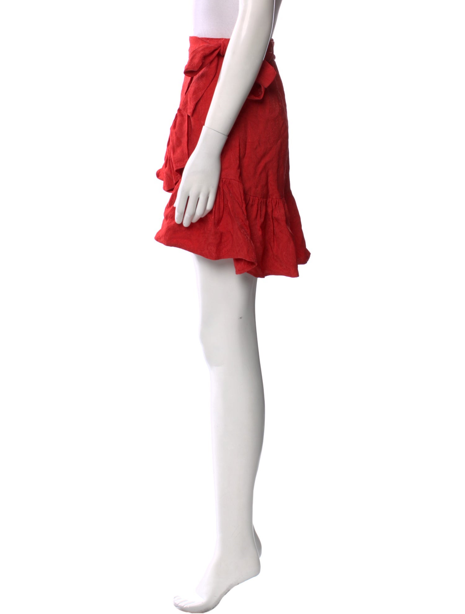 Maje Ruffle Embellishment Mini Skirt w/ Tags