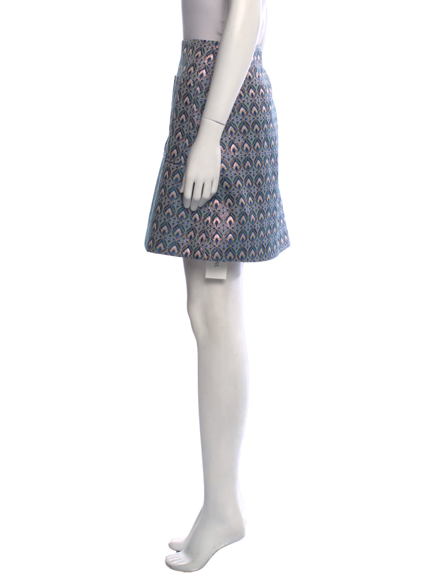 Maje Printed Mini Skirt