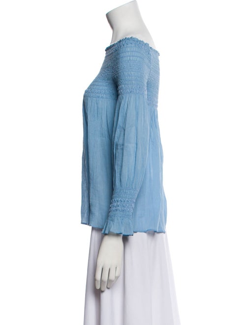 Maje Off-The-Shoulder Three-Quarter Sleeve Blouse