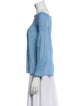 Maje Off-The-Shoulder Three-Quarter Sleeve Blouse