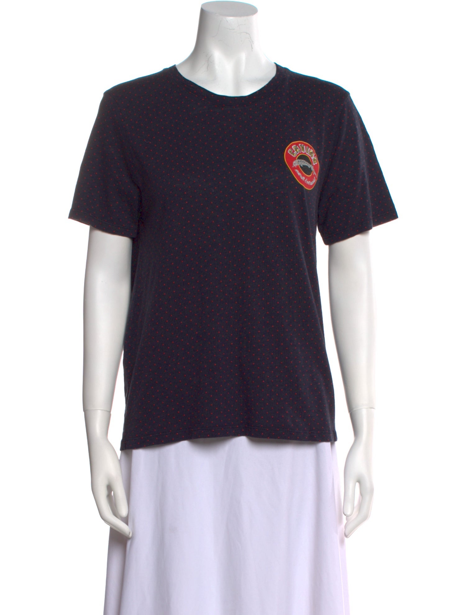 Maje Graphic Print Crew Neck T-Shirt