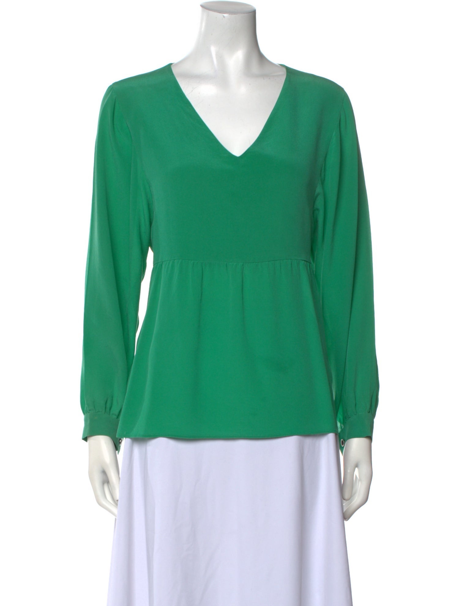 Maje Silk V-Neck Blouse