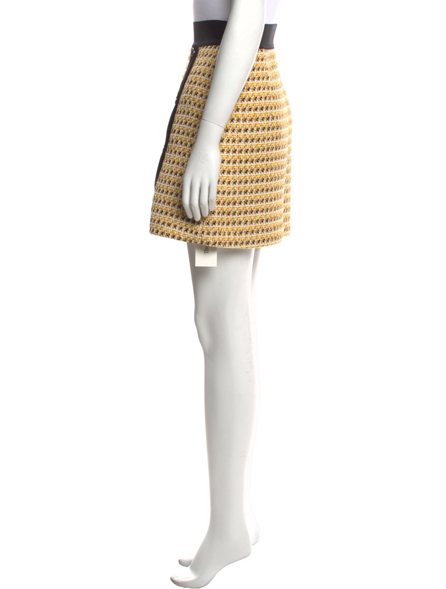 Maje Printed Mini Skirt