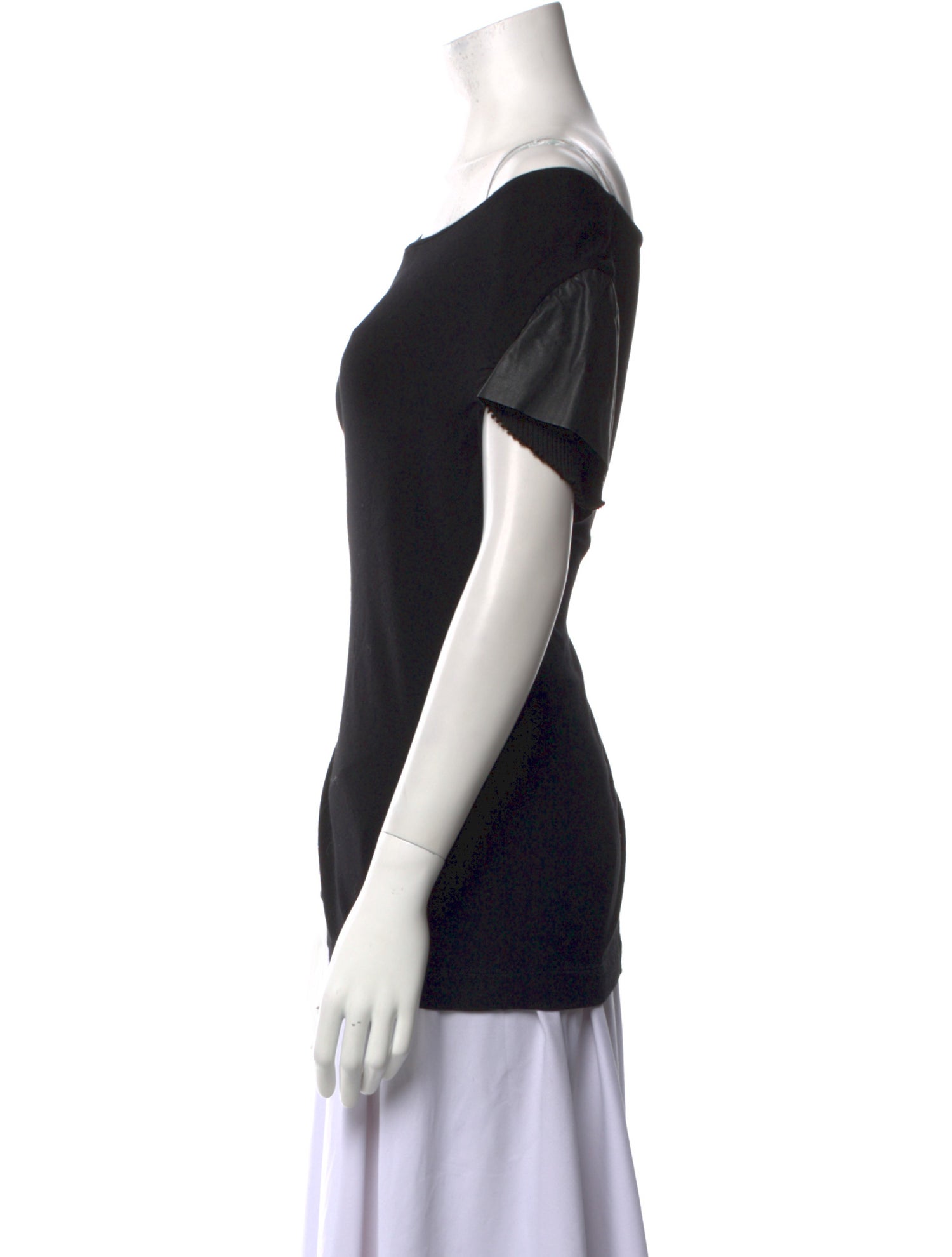 Maje Asymmetrical Short Sleeve T-Shirt